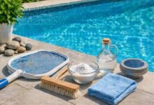 اهمیت استفاده از محصولات تمیزکننده استخر شنا