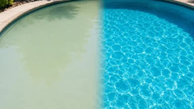 چه زمانی باید از زلال ‌ساز استخر استفاده کرد؟